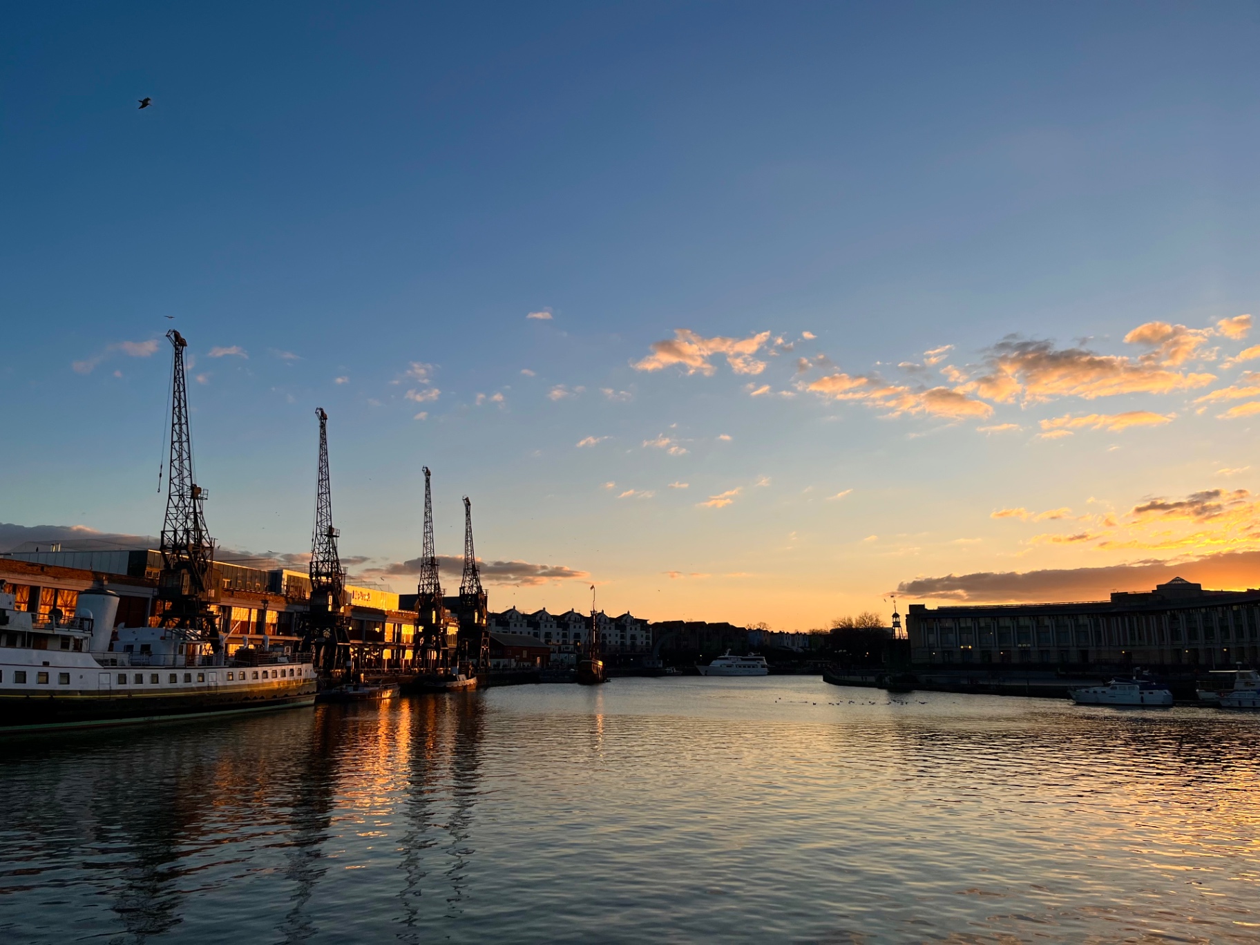 Sunrise over the harbour