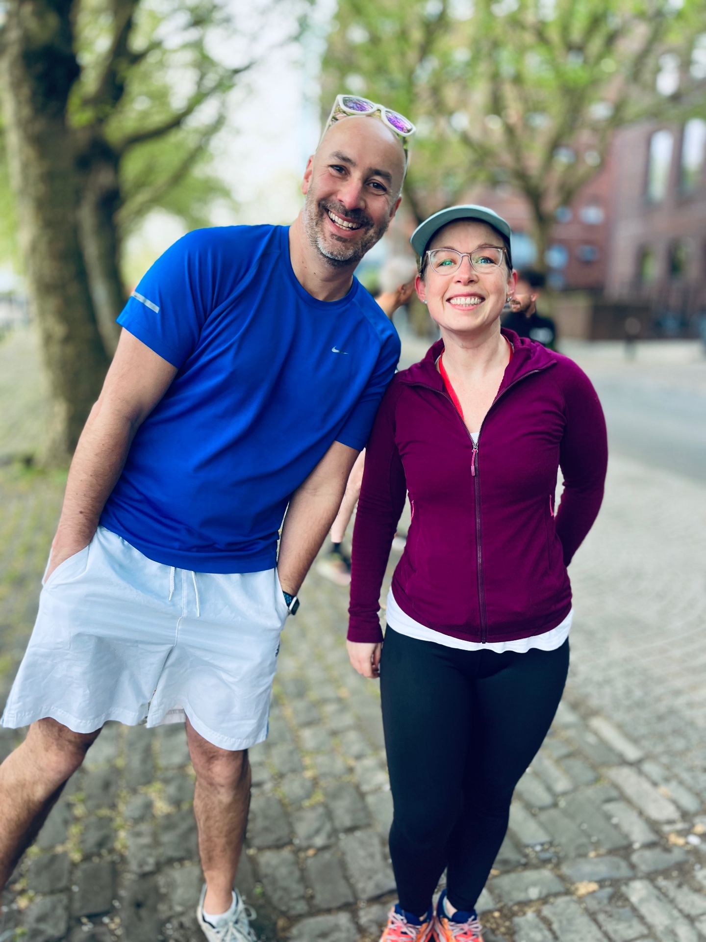 Harbour Run Club members smiling after a morning run